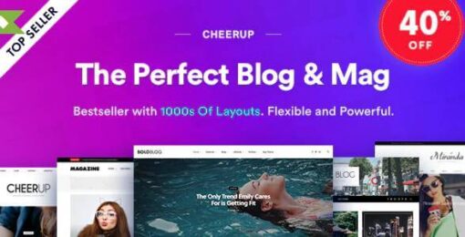 CheerUp - Food, Blog & Magazine Theme v8.0.0
