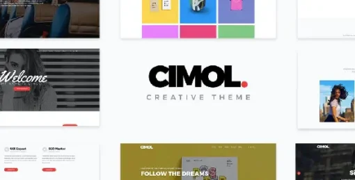 Cimol - Responsive One Page & Multi Page Portfolio