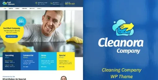 Cleanora - Cleaning Services Theme