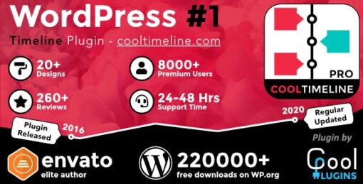 Cool Timeline Pro WordPress Plugin 4.2
