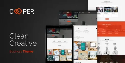 Cooper - Clean Creative Business WordPress Theme