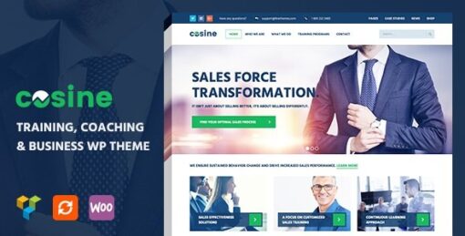Cosine – Training, Coaching & Business WordPress Theme v1.0.4