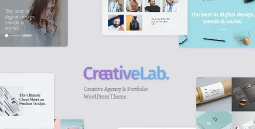 Creative Lab - Creative Studio & Agency Portfolio WordPress Theme