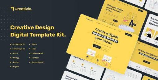 Creativic - Creative Agency Elementor Template Kit