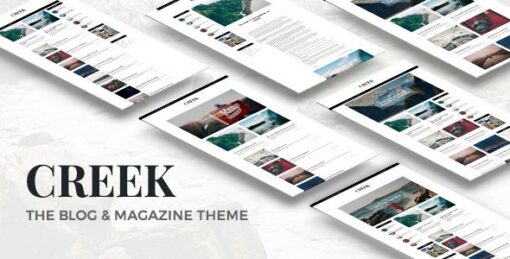 Creek – Classic Elegant Magazine WordPress Theme v1.0