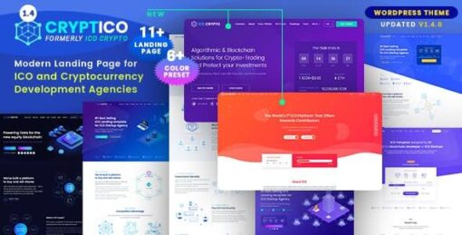 Cryptico Theme GPL Crypto and Cryptocurrency Theme 1.4.9.1