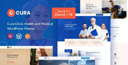 Cura - Medical Clinic WordPress Theme
