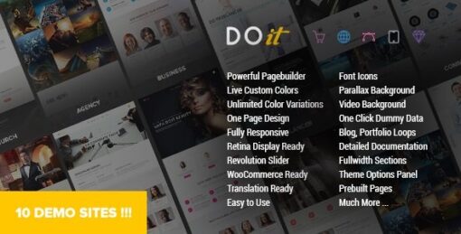 DOIT – Creative MultiPurpose WordPress Theme v1.5