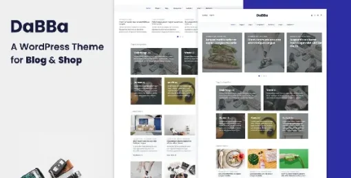 Dabba – A WordPress Theme For Blog & Shop WordPress Theme