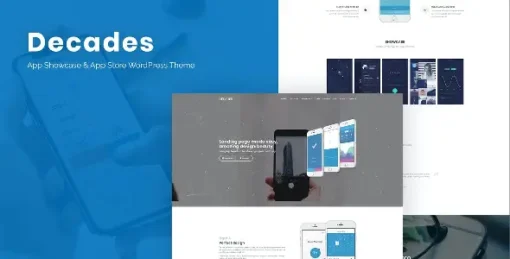 Decades - App Showcase & App Store WordPress Theme