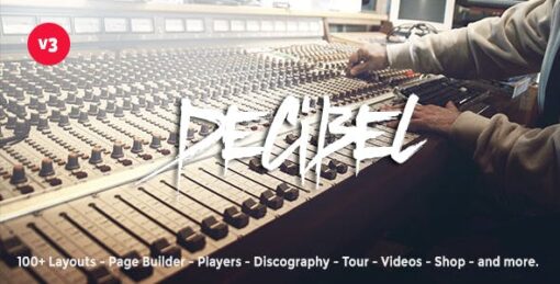 Decibel v3.6.8 – Professional Music WordPress Theme