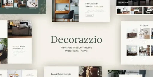 Decorazzio - Interior Design Furniture Store WordPress Theme