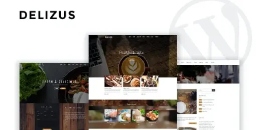 Delizus  Restaurant Cafe WordPress Theme