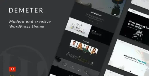 Demeter - One-Page Parallax WordPress Theme