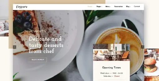 Despero Cafe & Restaurant WordPress Theme