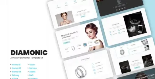 Diamonic Jewellery Store Elementor Template Kit