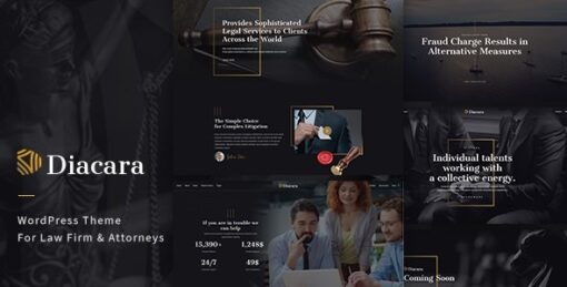 Diacara – WordPress Theme For Law Firm & Attorneys v1.2