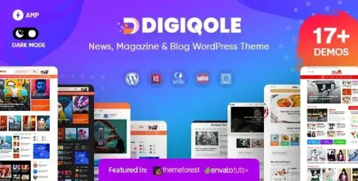 Digiqole v2.2.1 - News Magazine WordPress Theme