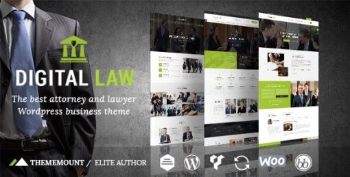 Digital Law – Attorney & Legal Advisor WordPress Theme v12.2