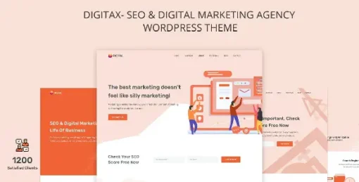 Digitax - SEO & Digital Marketing Agency  WordPress Theme