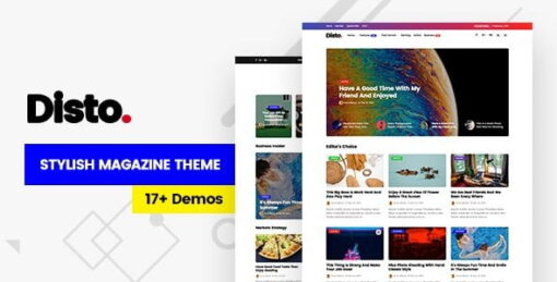 Disto – WordPress Blog Magazine Theme v1.8