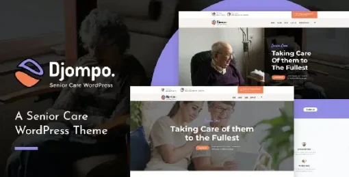 Djompo  Senior Care WordPress Theme