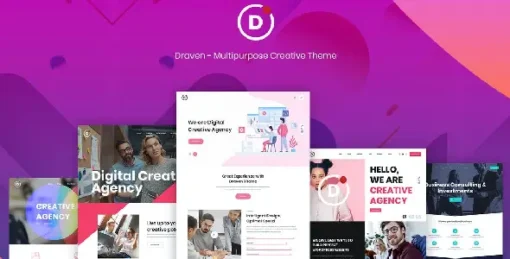 Draven – Multipurpose Creative  WordPress Theme