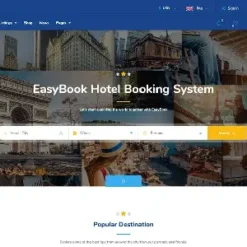 EasyBook – Hotel & Tour Booking WordPress Theme