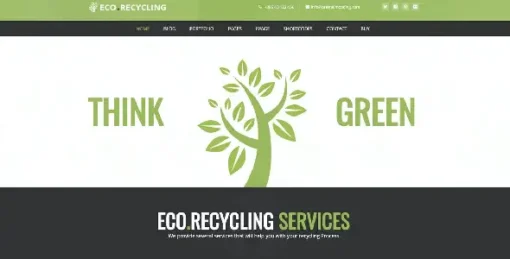 Eco Recycling - Ecology & Nature WordPress Theme