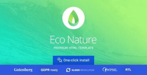 Eco Nature – Environment & Ecology WordPress Theme v1.4.6