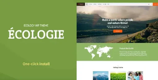 Ecologie - Environmental & Ecology WordPress Theme