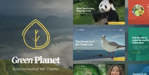Ecology & Environment WordPress Theme - Green Planet