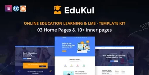 Edukul - Online Learning & Education Template Kit