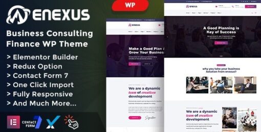 Enexus – Consulting Business Elementor WordPress Theme v1.0