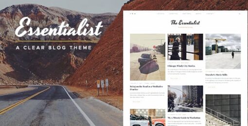 Essentialist – A Narrative WordPress Blog Theme v1.3