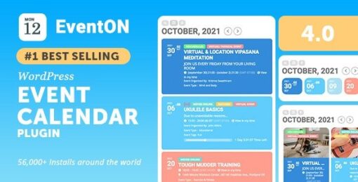 EventOn Event Calendar Plugin v4.6.4