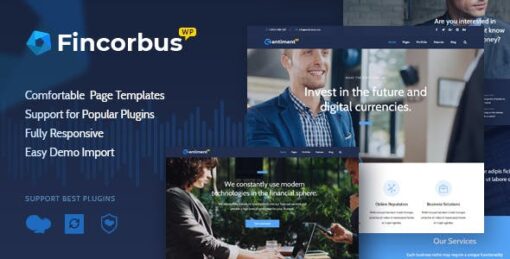 Fincorbus – Finance Corporate WordPress Theme v1.2.0