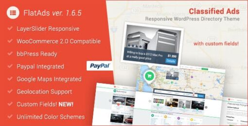 FlatAds – Classified AdsWordPress Theme v1.9