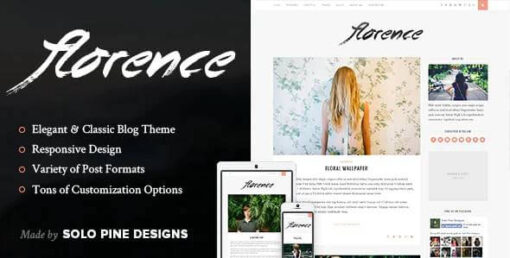 Florence - A Responsive WordPress Blog Theme 1.2.4