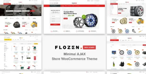 Flozen - AJAX Car Accessories Theme for WordPress
