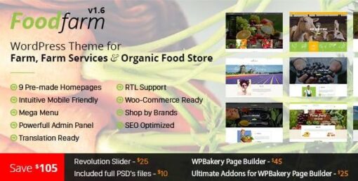 FoodFarm 1.8.7 – Farm & Organic Food Store