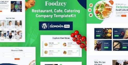 Foodzey - Restaurant Elementor Template Kit