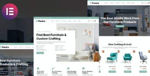 Funira - Custom Craft Furniture Elementor Template Kit