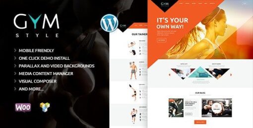 GYM – Sport & Fitness Club WordPress Theme v1.9.3