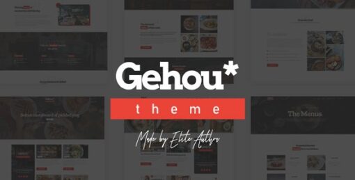 Gehou – A Modern Restaurant & Cafe Theme v1.1.4
