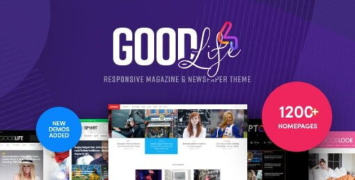 GoodLife – Magazine & Newspaper WordPress Theme v4.5.0