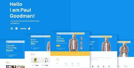 Goodman - Creative Portofolio Elementor Template Kit