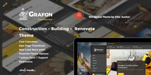 Grafon – Construction Building Renovate WordPress Theme v1.1.0
