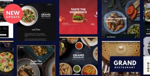 Grand Restaurant WordPress Theme v7.0.5 (Pre-Activated)