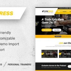GymPress – WordPress theme for Fitness and Personal Trainers v1.3.2